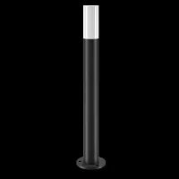 Парковый светильник Willis O418FL-01B1 Maytoni уличный IP54 чёрный 1 лампа, плафон белый в стиле современный E27